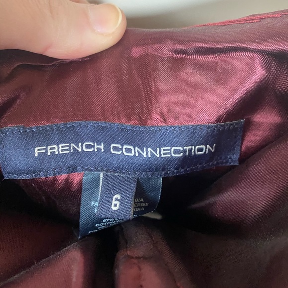 French Connection Strapless Silk / Satin Sz6 Dress - Picture 3 of 7